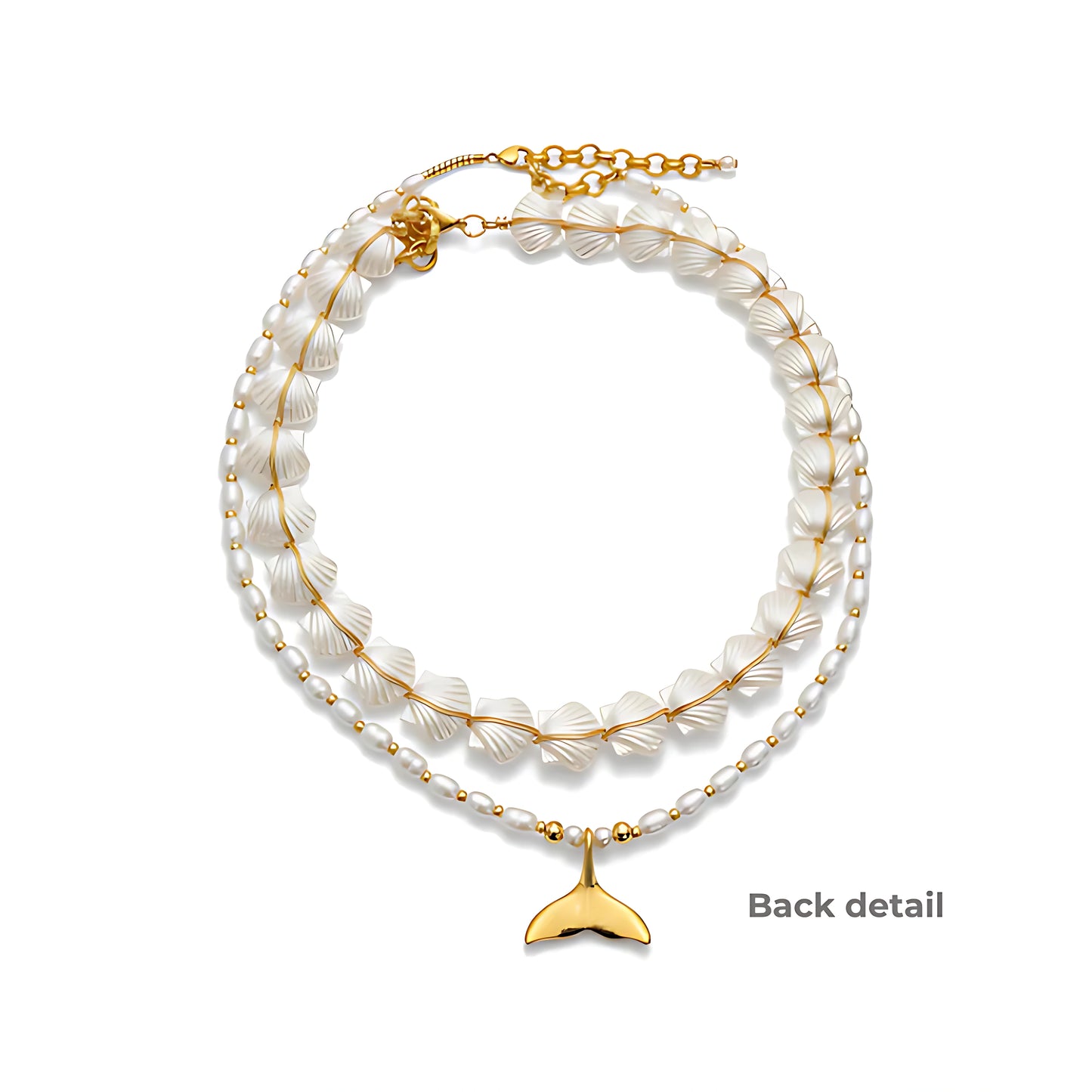 Set Nácar Marfil – Necklace with Matching Earrings free