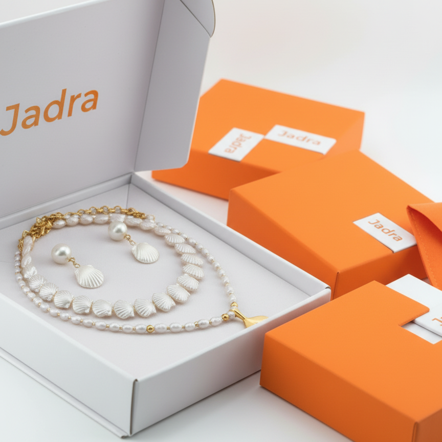 Set Nácar Marfil – Necklace with Matching Earrings free