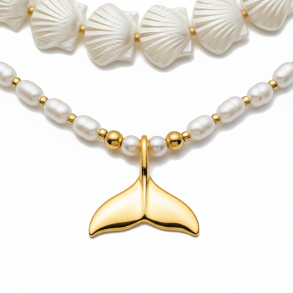 Set Nácar Marfil – Necklace with Matching Earrings free