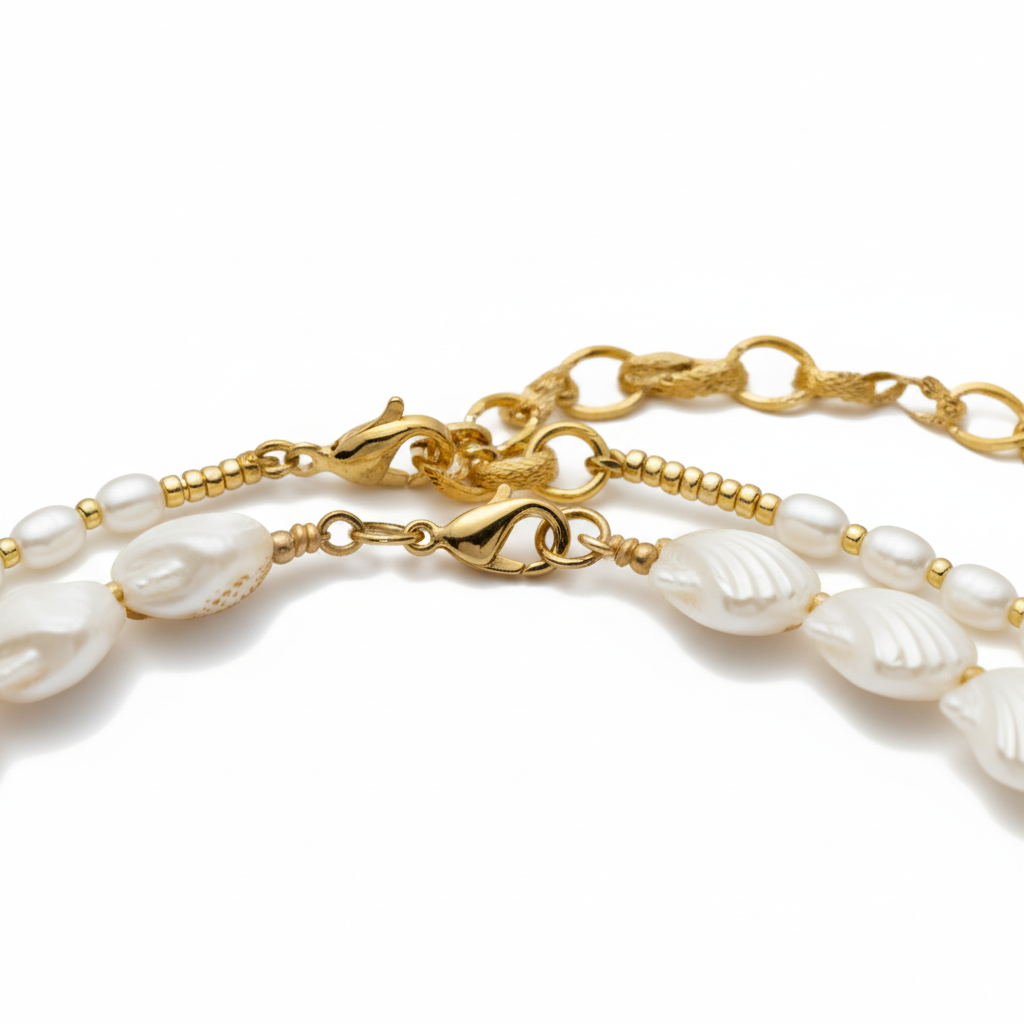 Set Nácar Marfil – Necklace with Matching Earrings free