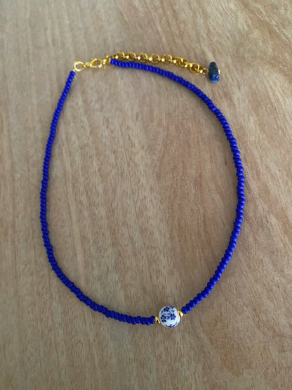 Ocean Blue Necklace + FREE Earrings – Limited Edition