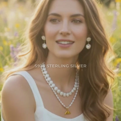 Set Nácar Marfil – Necklace with Matching Earrings free